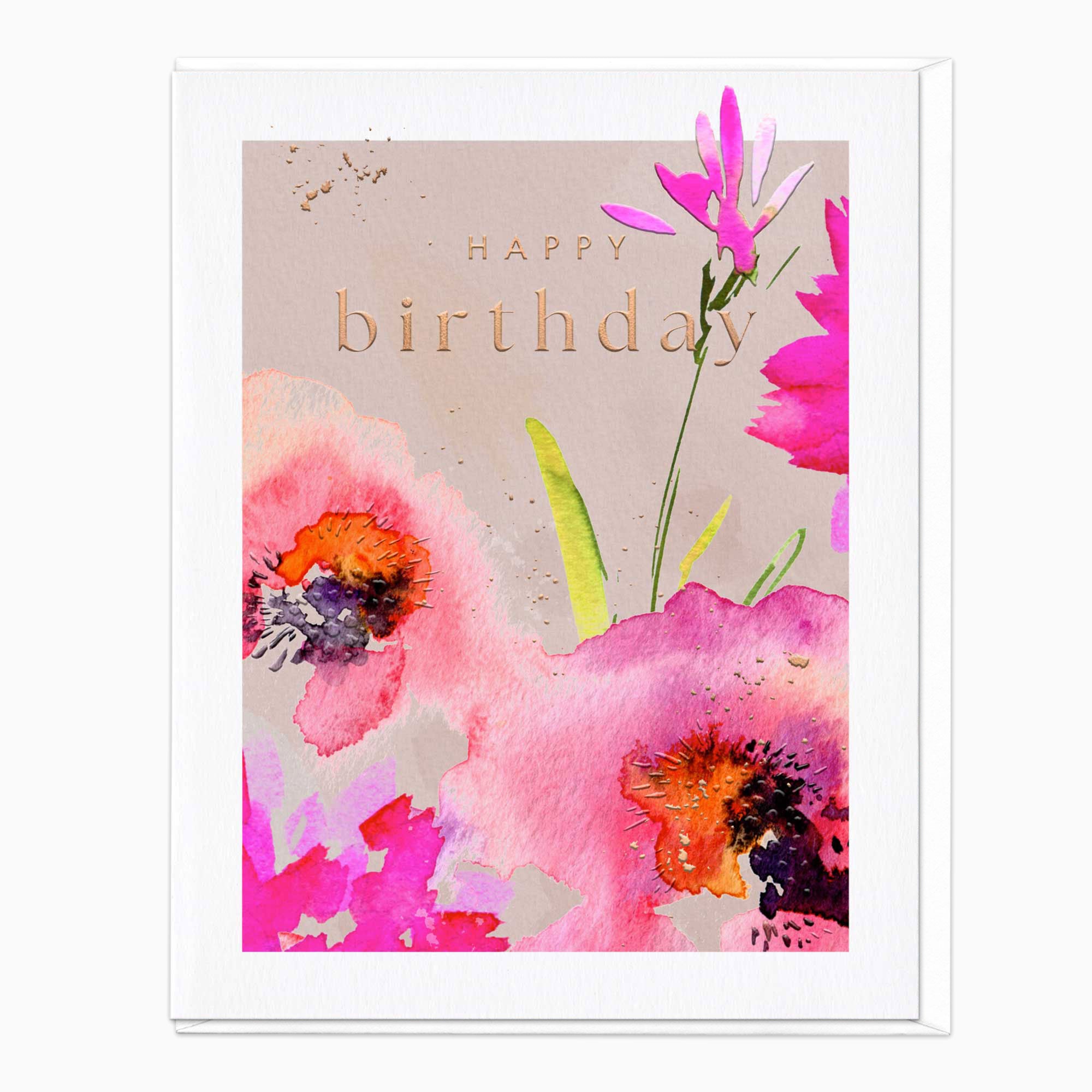 Greeting Card-F310 - Autumn Vibrance Birthday Card-Whistlefish