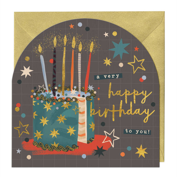 Greeting Card - F316 - A Very Happy Birthday Arch Card - A Very Happy Birthday Arch Card - Whistlefish