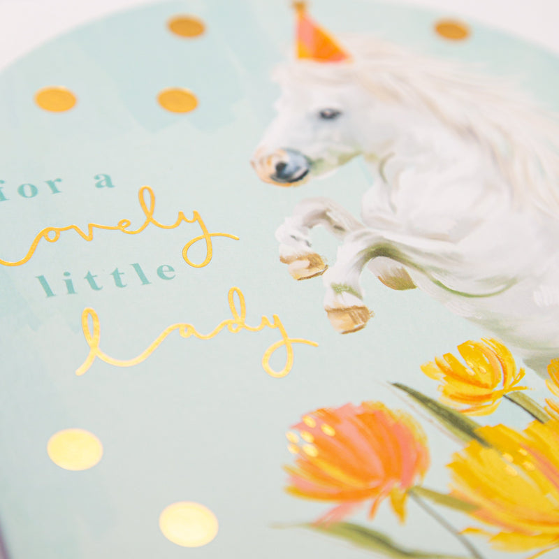 Greeting Card - F354 - Little Lady Horse Arch Card - Little Lady Horse Arch Card - Whistlefish