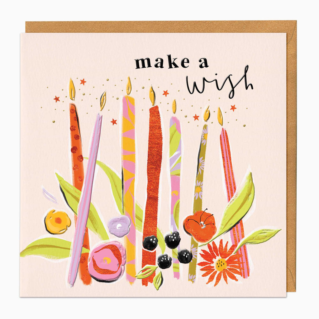 Greeting Card-F394 - Juicy Candles Card-Whistlefish