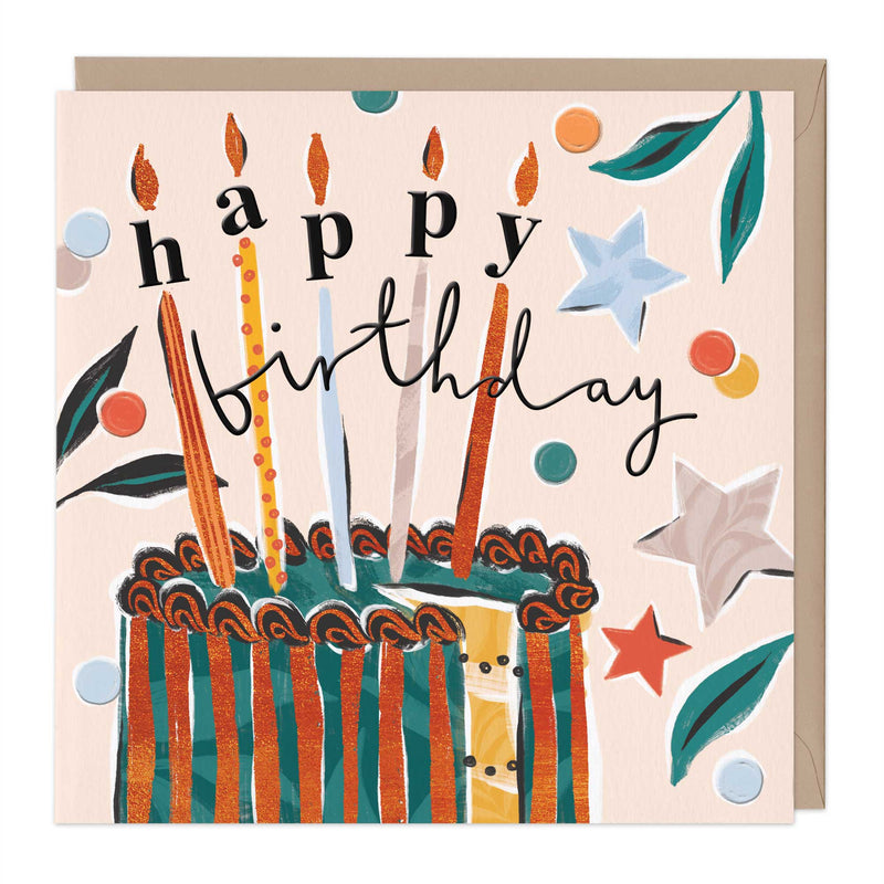 Greeting Card - F413 - Juicy Cake Birthday Card - Juicy Cake Birthday Card - Whistlefish