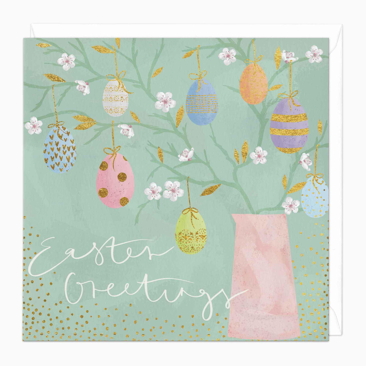 Greeting Card-F453 - Easter Egg Greetings Card-Whistlefish