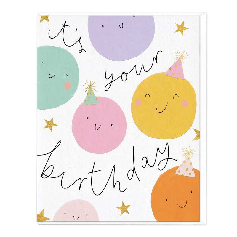 Greeting Card - F465 - It's Your Birthday Cheerful Card - It's Your Birthday Cheerful Card - Whistlefish