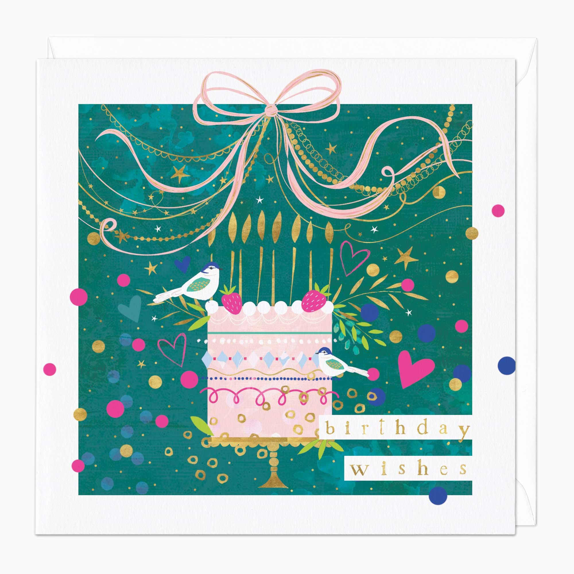 Greeting Card-F484 - Enchanting Birthday Wishes Card-Whistlefish