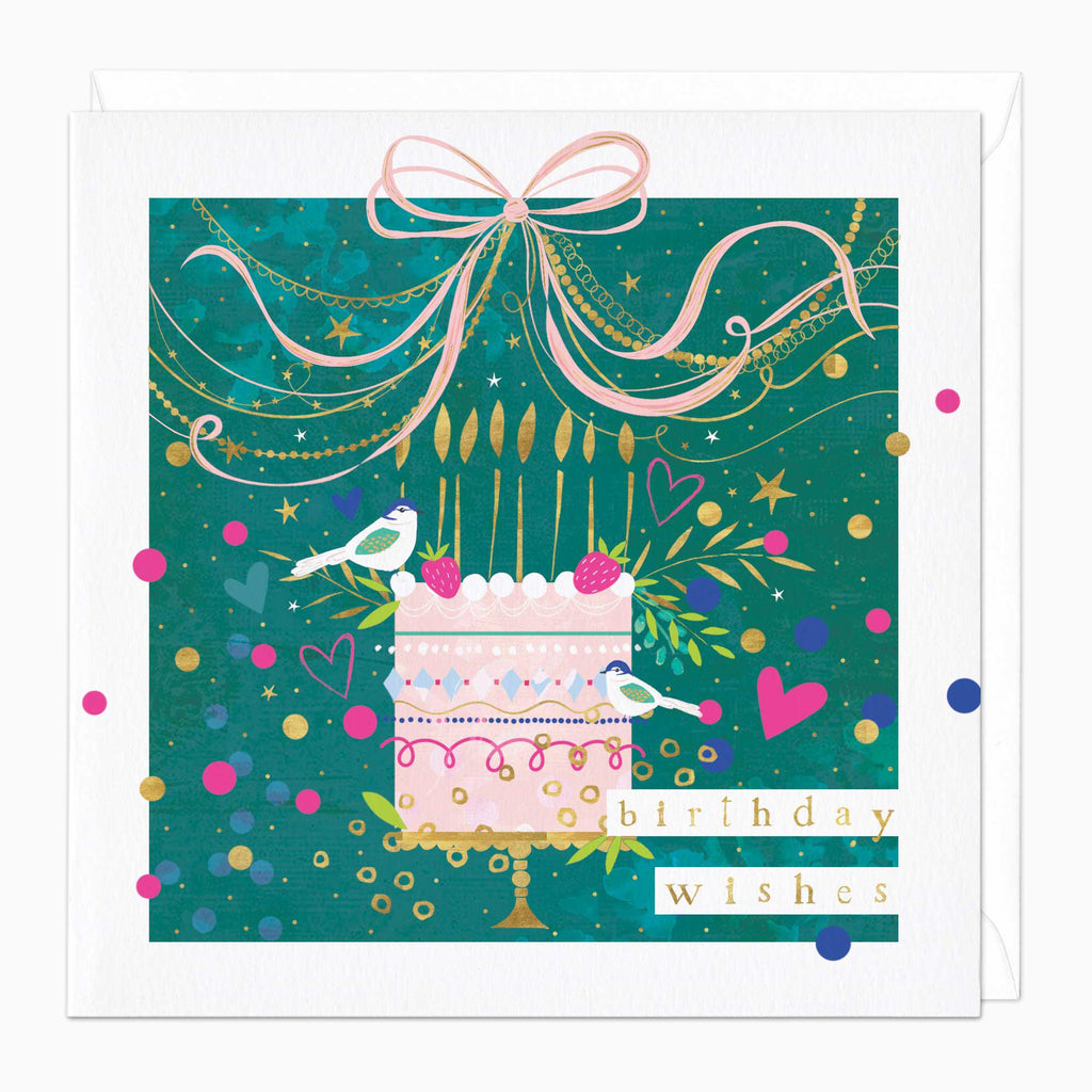 Greeting Card-F484 - Enchanting Birthday Wishes Card-Whistlefish