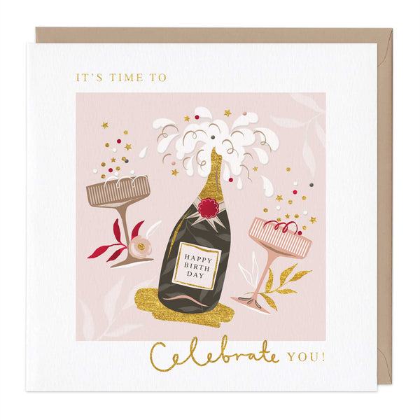 Greeting Card - F499 - Delicate Drinks Birthday Card - Delicate Drinks Birthday Card - Whistlefish