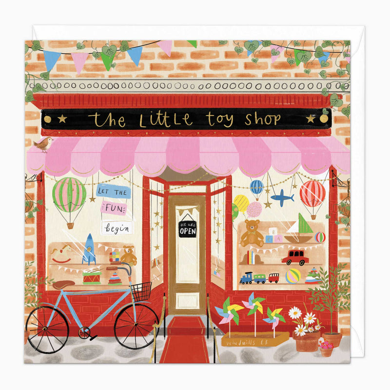 Greeting Card - F522 - The Little Toy Shop Art Card - The Little Toy Shop Art Card - Whistlefish