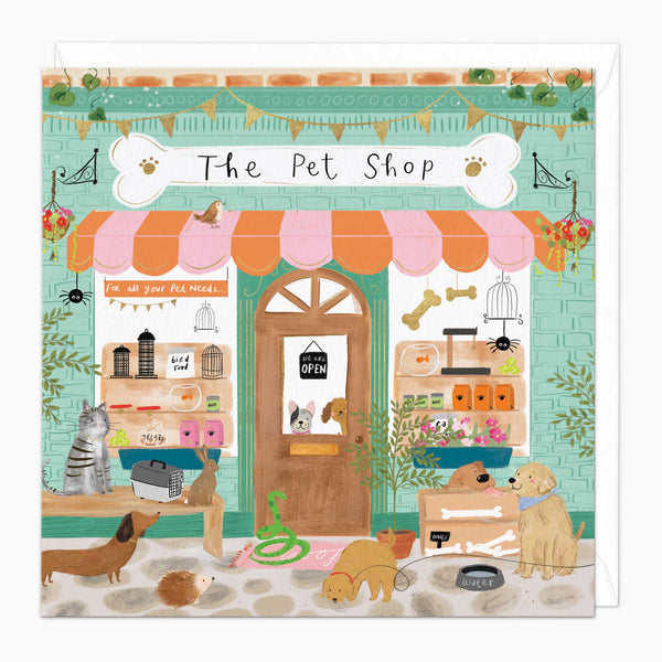 Greeting Card - F524 - The Little Pet Shop Art Card - The Little Pet Shop Art Card - Whistlefish