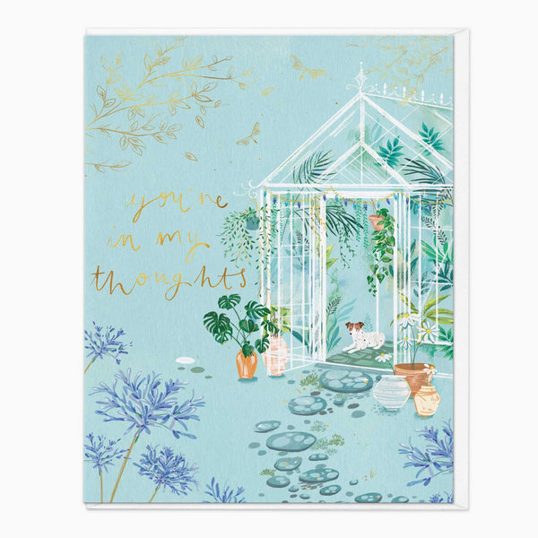 G033 - Greenhouse In My Thoughts Bliss Card