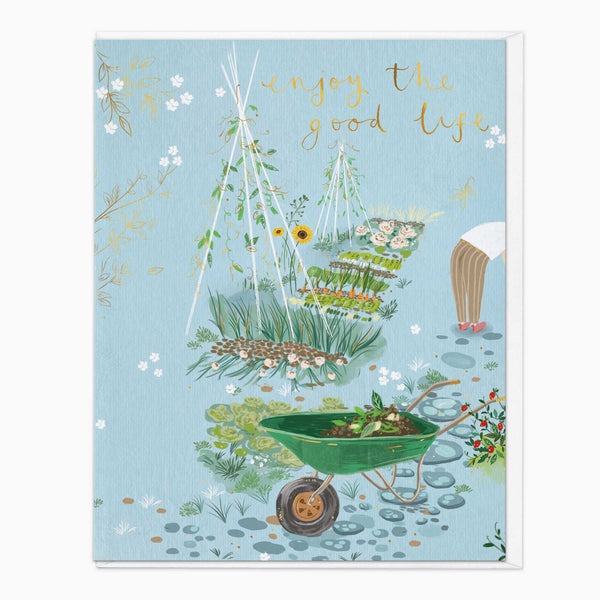 Greeting Card - G036 - Gardeners Life Bliss Card - Gardeners Life Bliss Card - Whistlefish