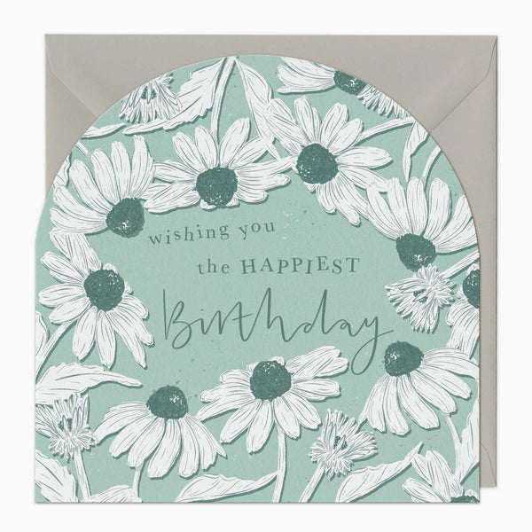 Greeting Card - G042 - Wishing You The Happiest Birthday Arch Card - Wishing You The Happiest Birthday Arch Card - Whistlefish