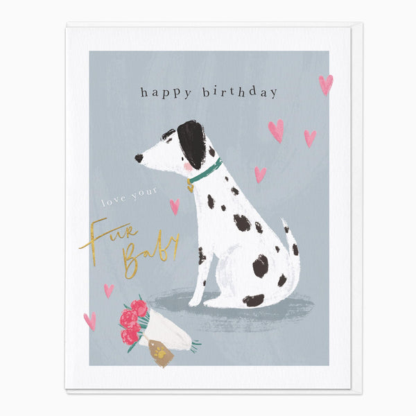 Greeting Card-G077 - From The Dog Birthday Card-Whistlefish