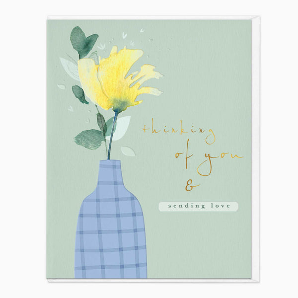 Greeting Card-G078 - Thinking & Sending Love Card-Whistlefish