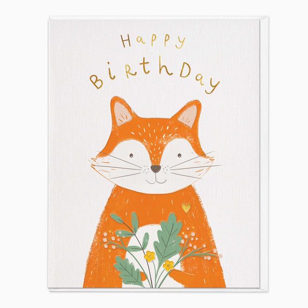 Greeting Card - G080 - Thoughtful Cat Birthday Card - Thoughtful Cat Birthday Card - Whistlefish