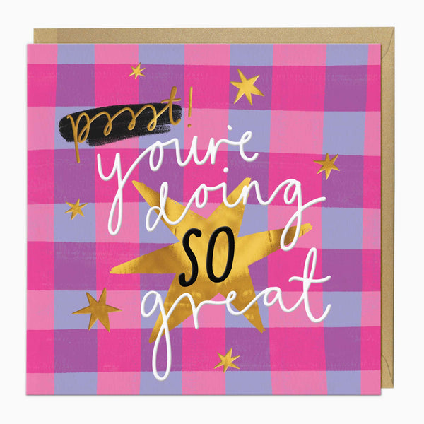 Greeting Card - G087 - Youre Doing So Great Card - Youre Doing So Great Card - Whistlefish