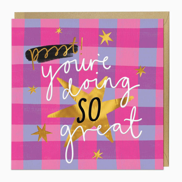 G087 - You're Doing So Great Card