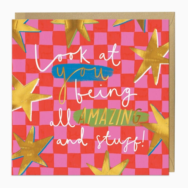 Greeting Card - G088 - Being Amazing And Stuff Card - Being Amazing And Stuff Card - Whistlefish