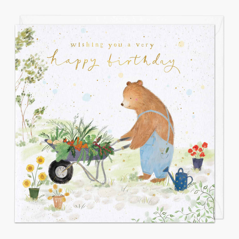 Greeting Card - G133 - Happy Birthday Gardeners Card - Happy Birthday Gardeners Card - Whistlefish