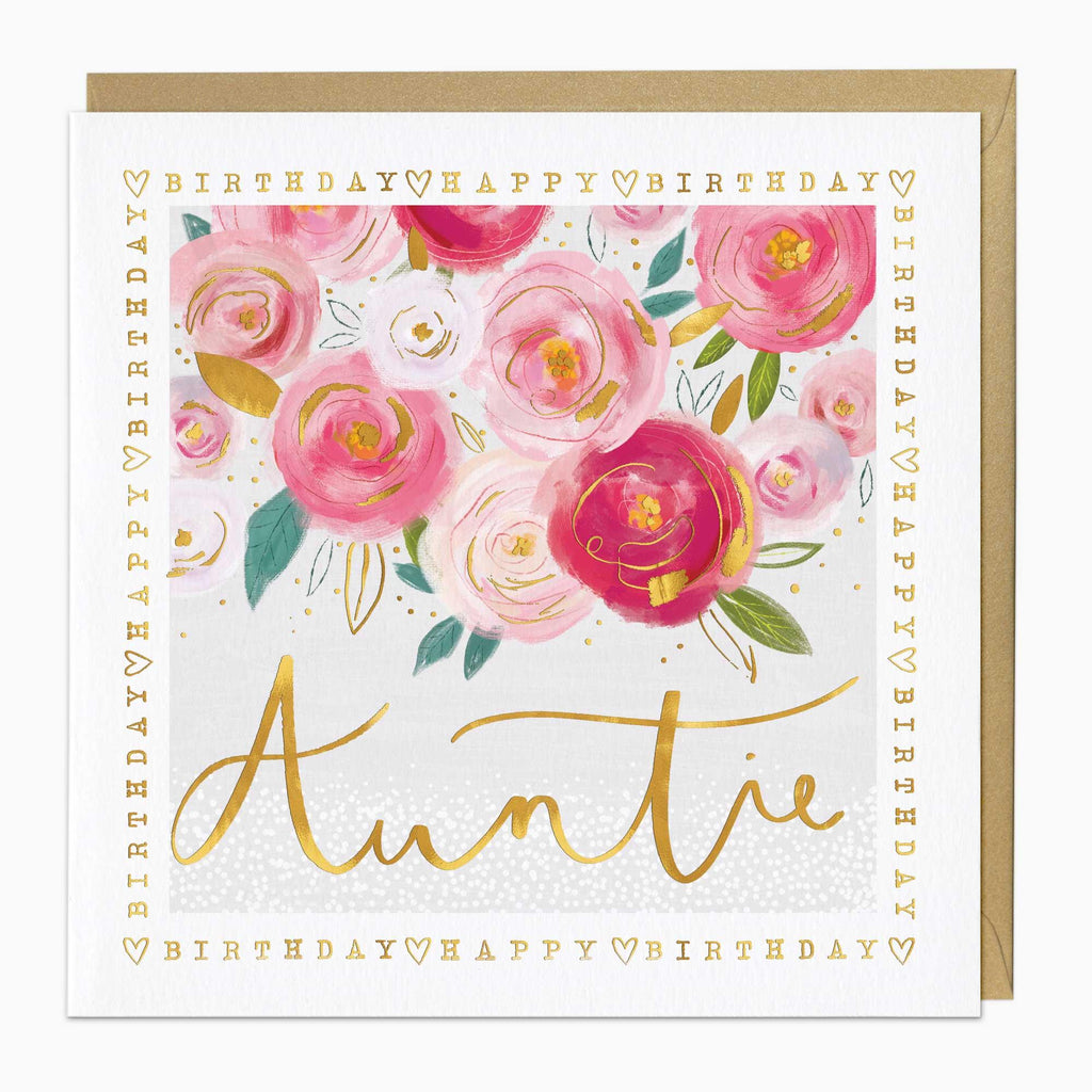 Greeting Card-G208 - Auntie Birthday Card-Whistlefish