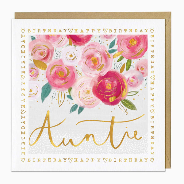Greeting Card-G208 - Auntie Birthday Card-Whistlefish