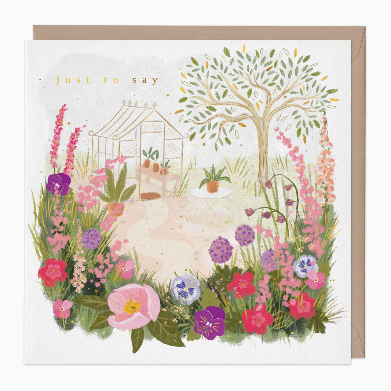 Greeting Card-G258 - Greenhouse Garden Card-Whistlefish