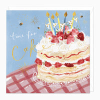 Greeting Card-G375 - Time For Cake Birthday Card-Whistlefish