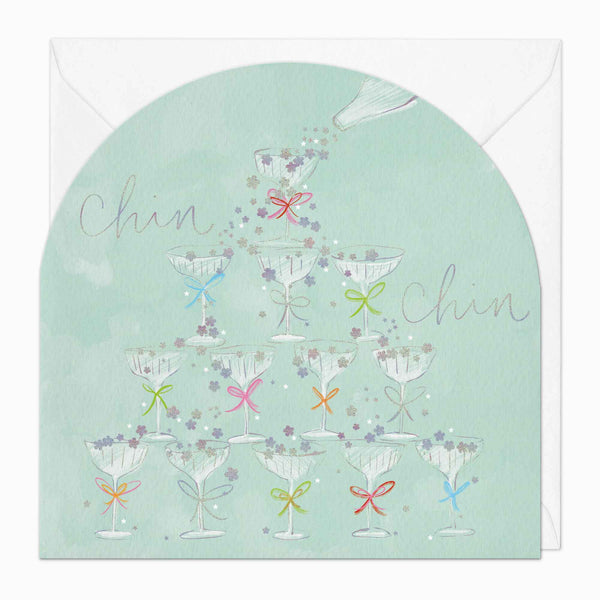 Greeting Card-G380 - Chin Chin Card-Whistlefish