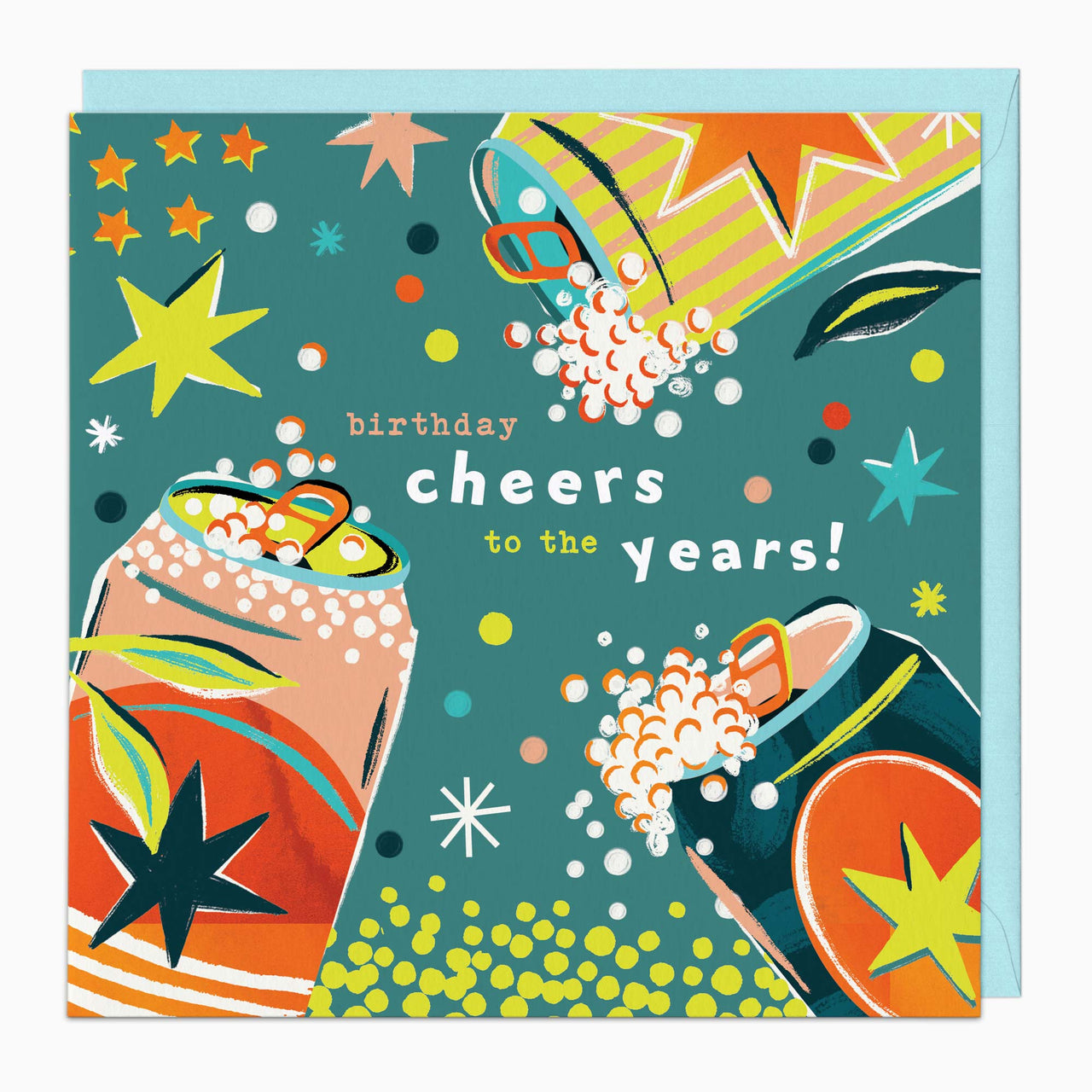 Greeting Card-G420 - Cheers to the Years Birthday Card-Whistlefish