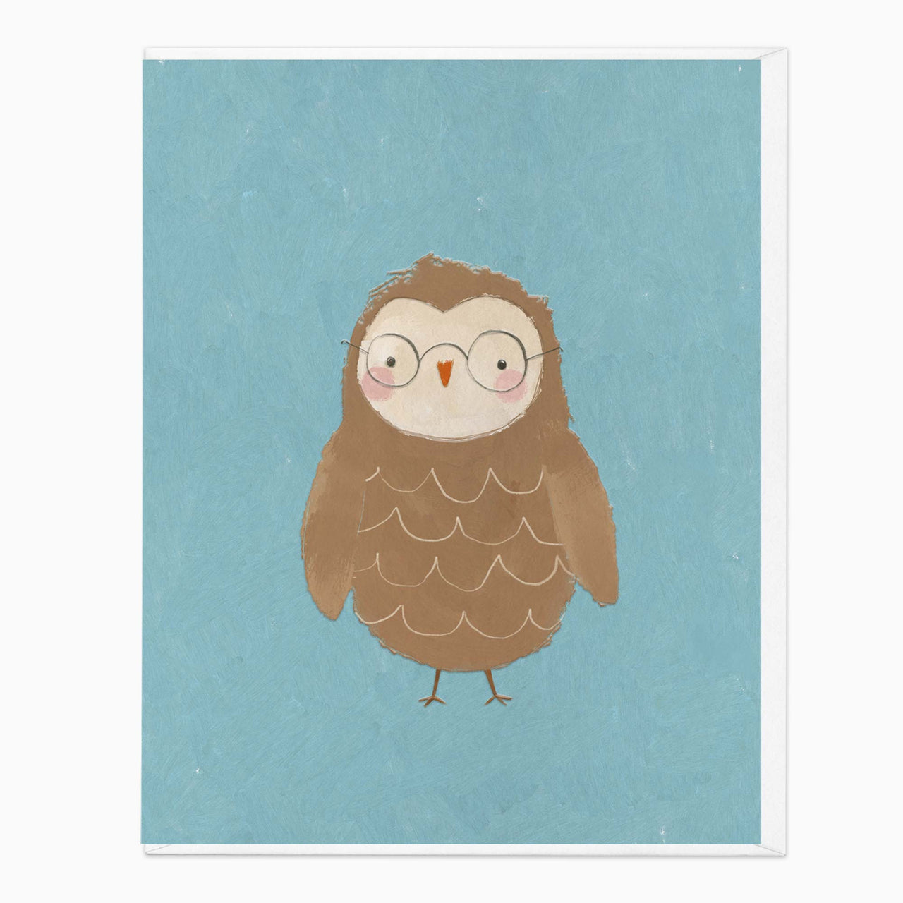 Greeting Card-G442 - Woodland Wonders Owl Art Card-Whistlefish