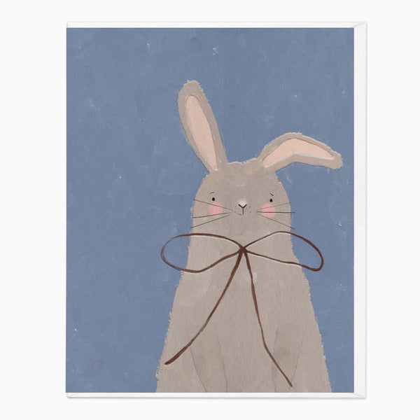 Greeting Card-G444 - Woodland Wonders Bunny Art Card-Whistlefish