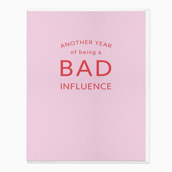 Greeting Card-G449 - Bad Influence Birthday Card-Whistlefish