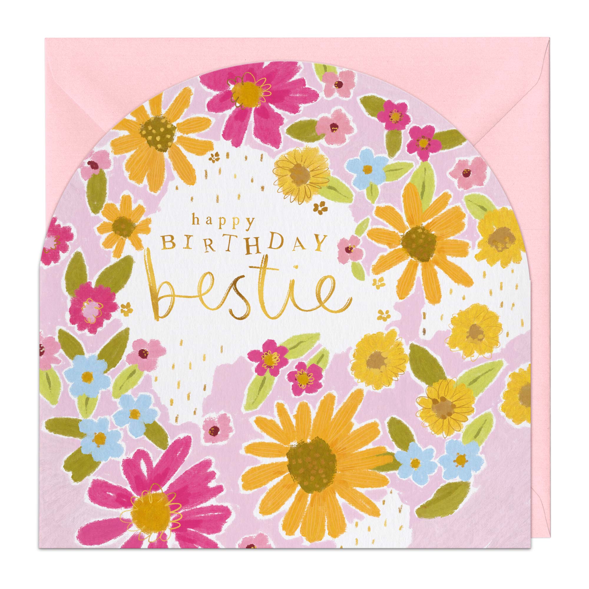 Greeting Card-G492 - Bestie Arch Birthday Card-Whistlefish