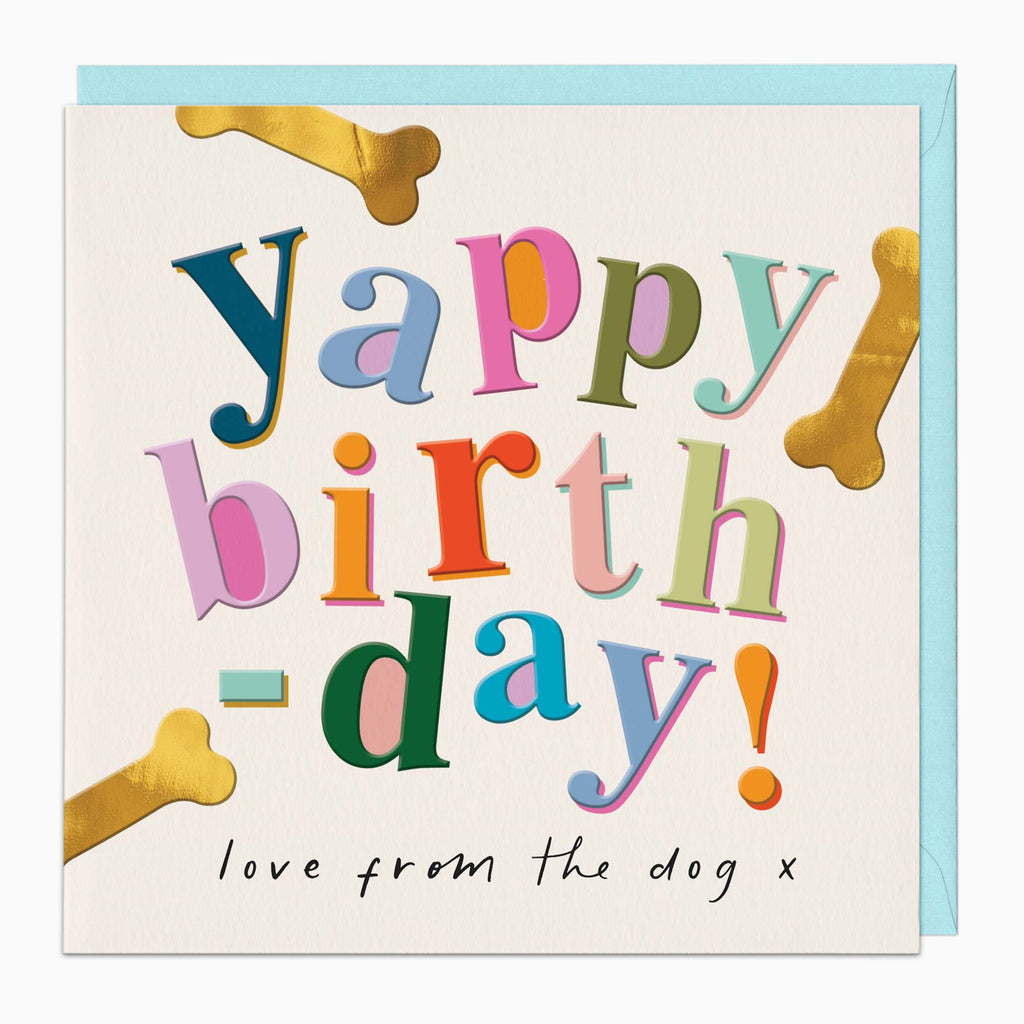Greeting Card-G537 - Yappy Birthday Card-Whistlefish