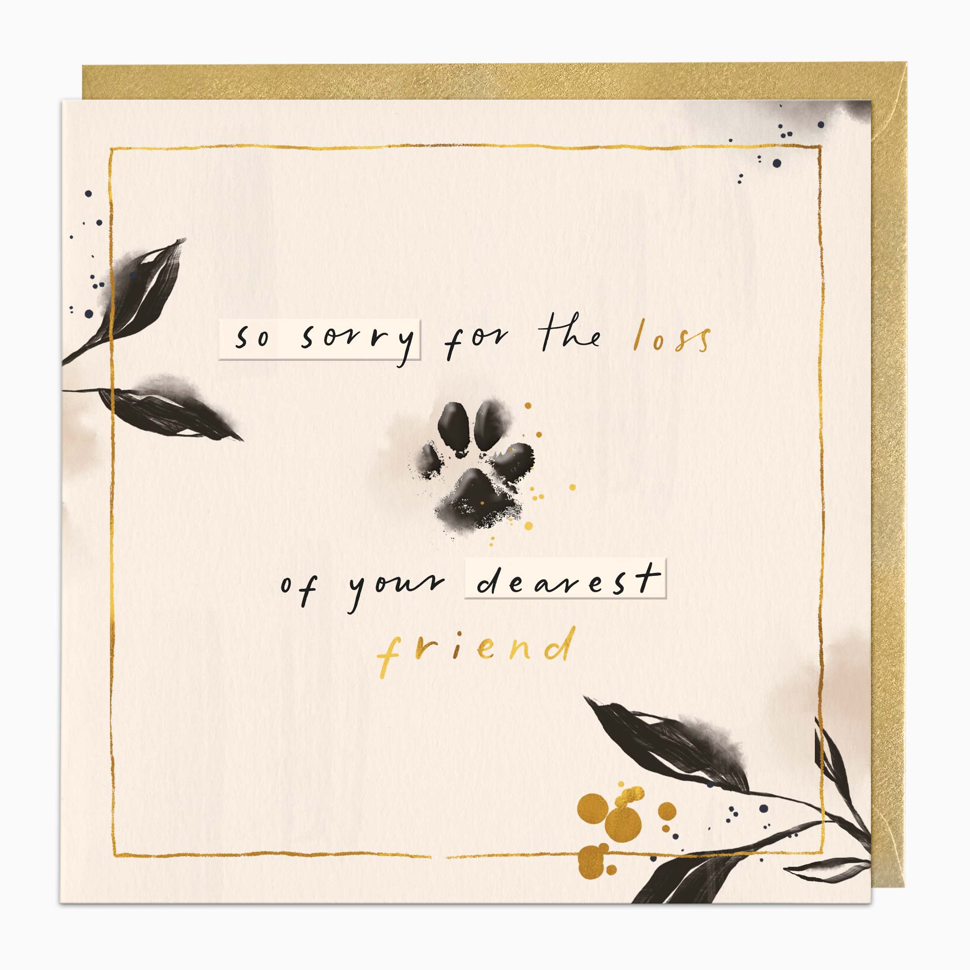 Greeting Card-G539 - Dearest Friend Sympathy Card-Whistlefish