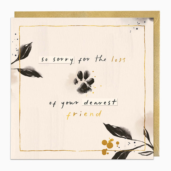 Greeting Card-G539 - Dearest Friend Sympathy Card-Whistlefish