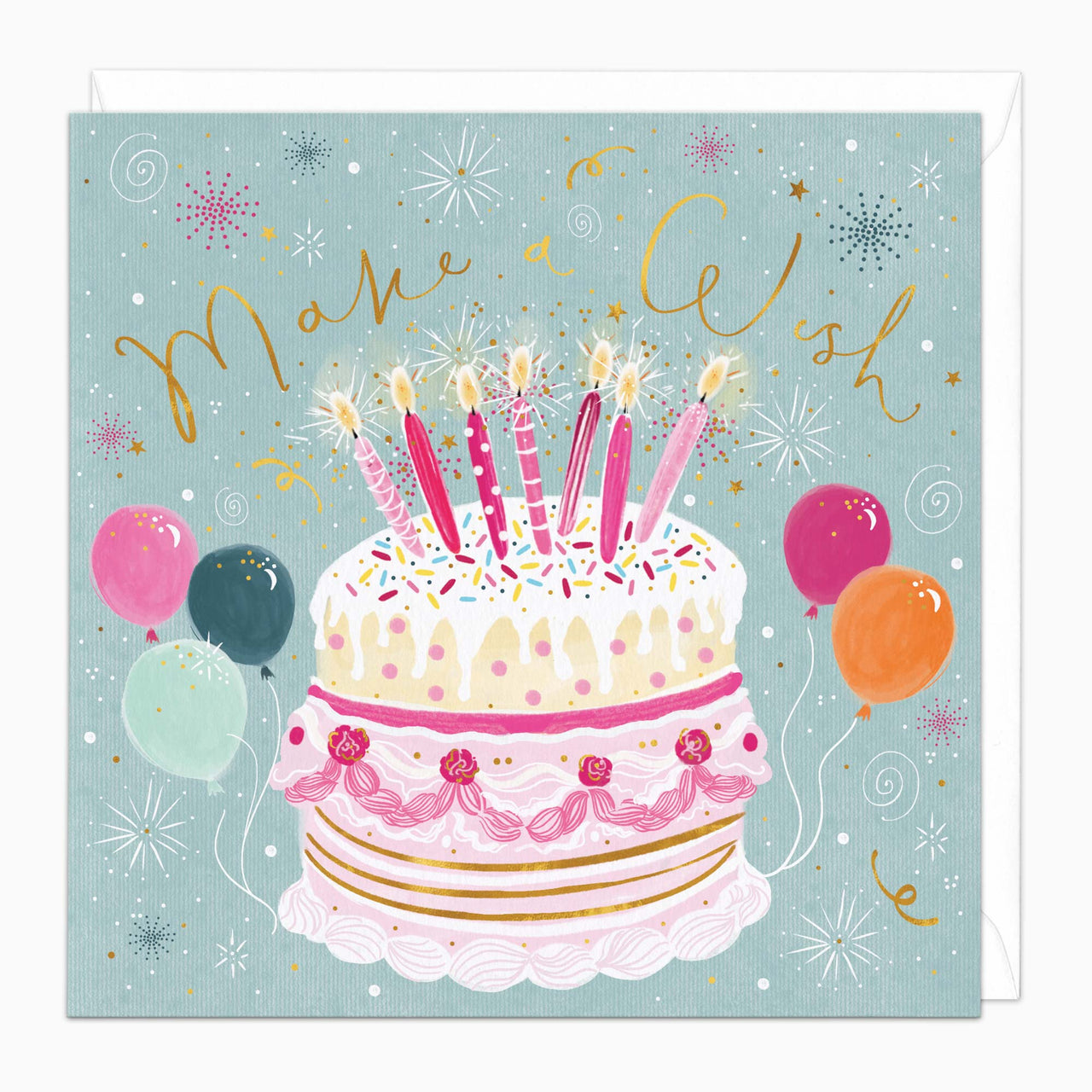 Greeting Card-G603 - Make A Wish Birthday Card-Whistlefish