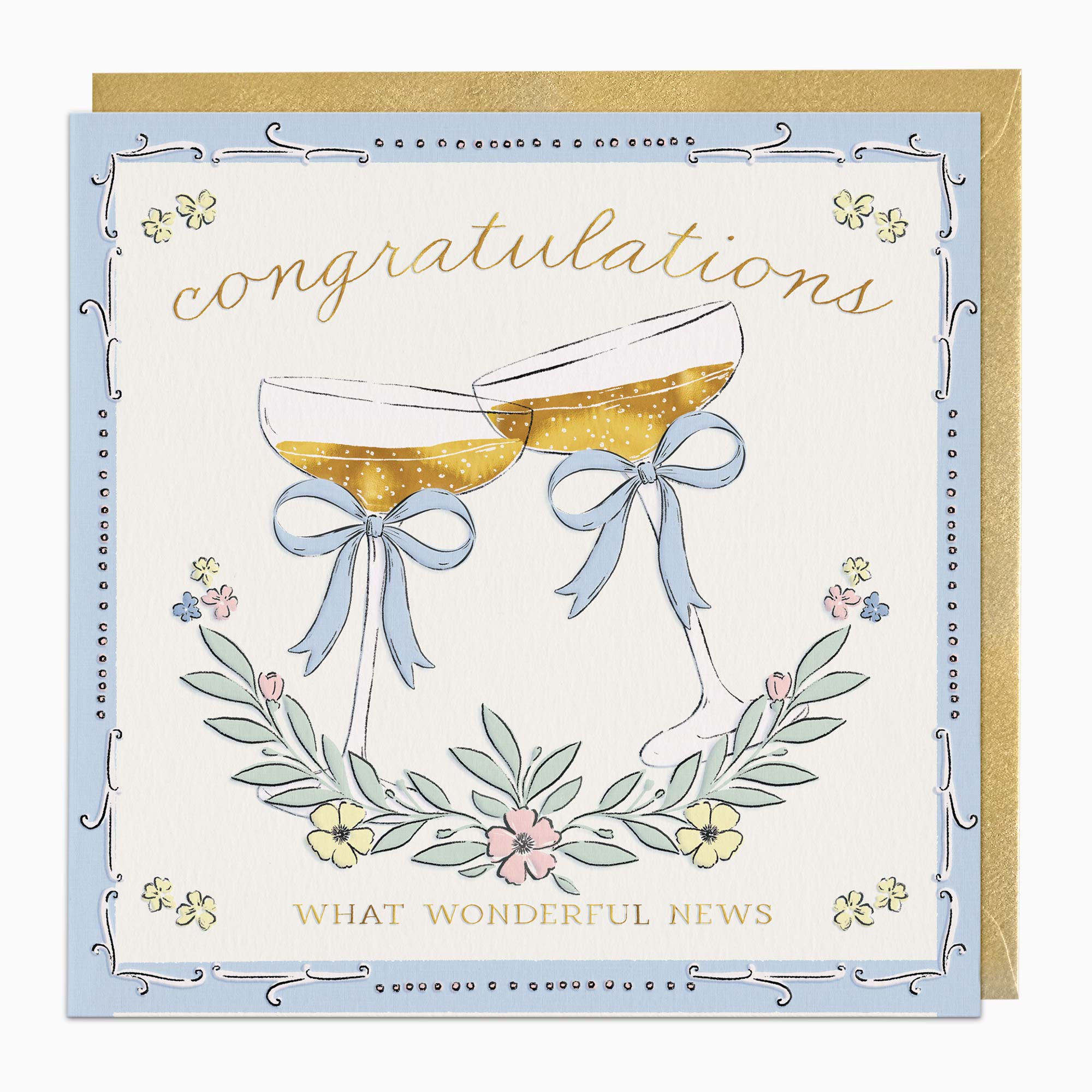 Greeting Card-H009 - Regal Congratulations Card-Whistlefish