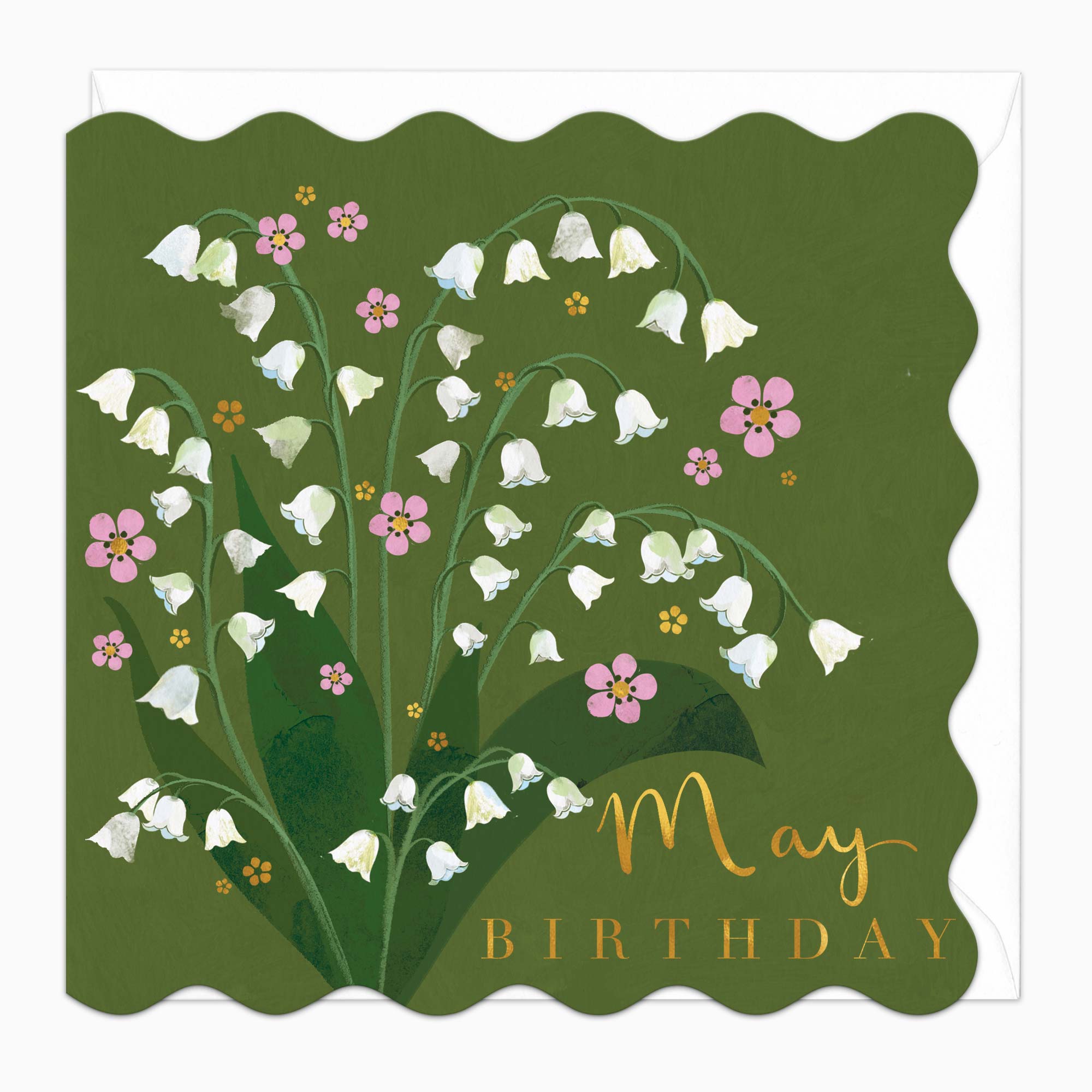 Greeting Card-H018 - May Floral Birthday Card-Whistlefish