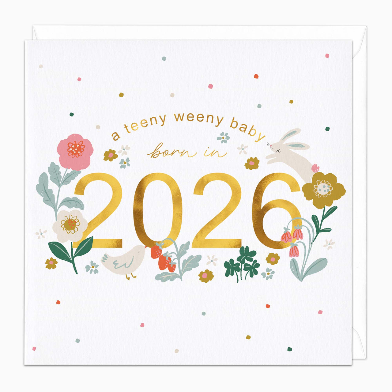 Greeting Card-H026 - Born in 2026 Baby Card-Whistlefish