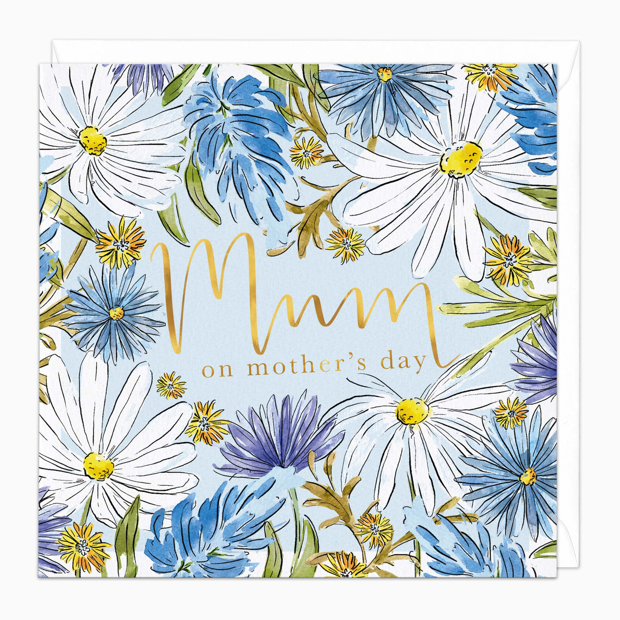 Greeting Card-H027 - Daisy Mother's Day Card-Whistlefish