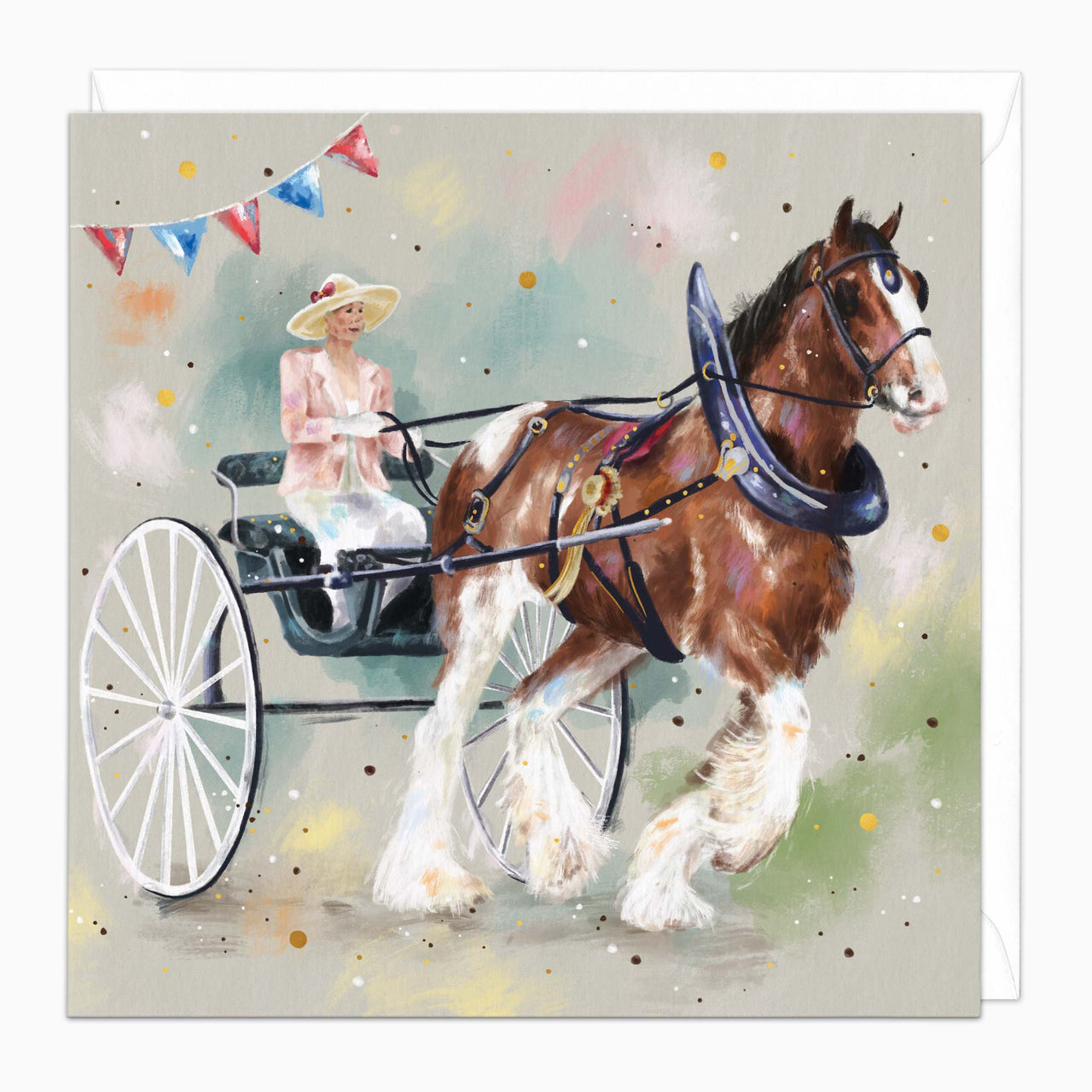 Greeting Card-H127 - Carriage Ride Card-Whistlefish