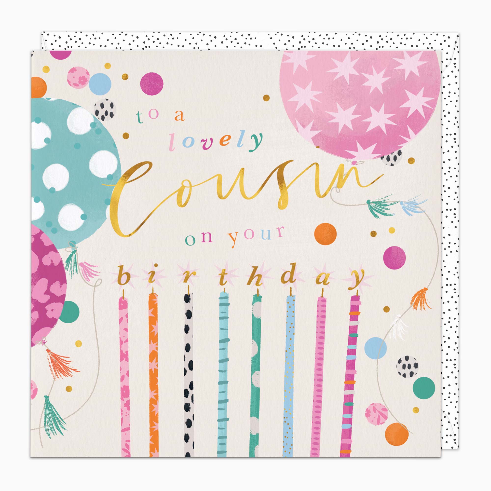 Greeting Card-H161 - Cousin Birthday Card-Whistlefish