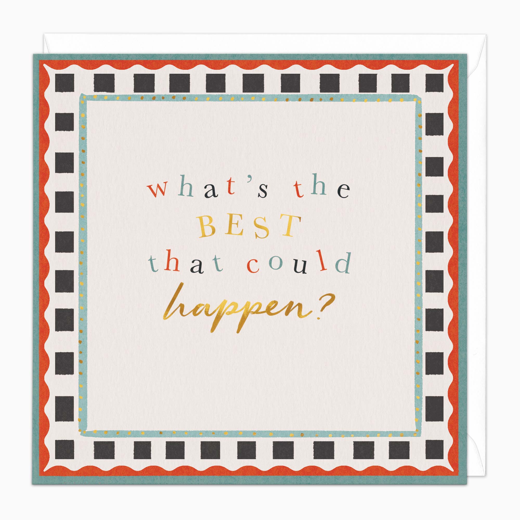 Greeting Card-J092 - What's the Best That Could Happen Card-Wildfish