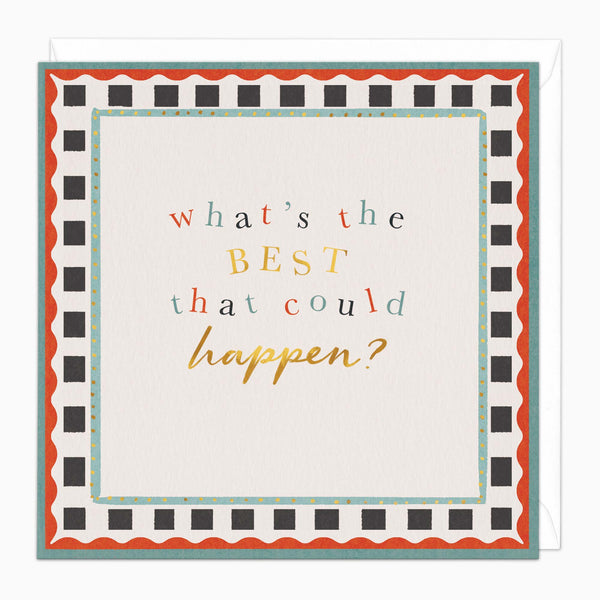 Greeting Card-J092 - What's the Best That Could Happen Card-Wildfish