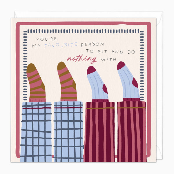 Greeting Card-J104 - Favourite Person Card-Wildfish