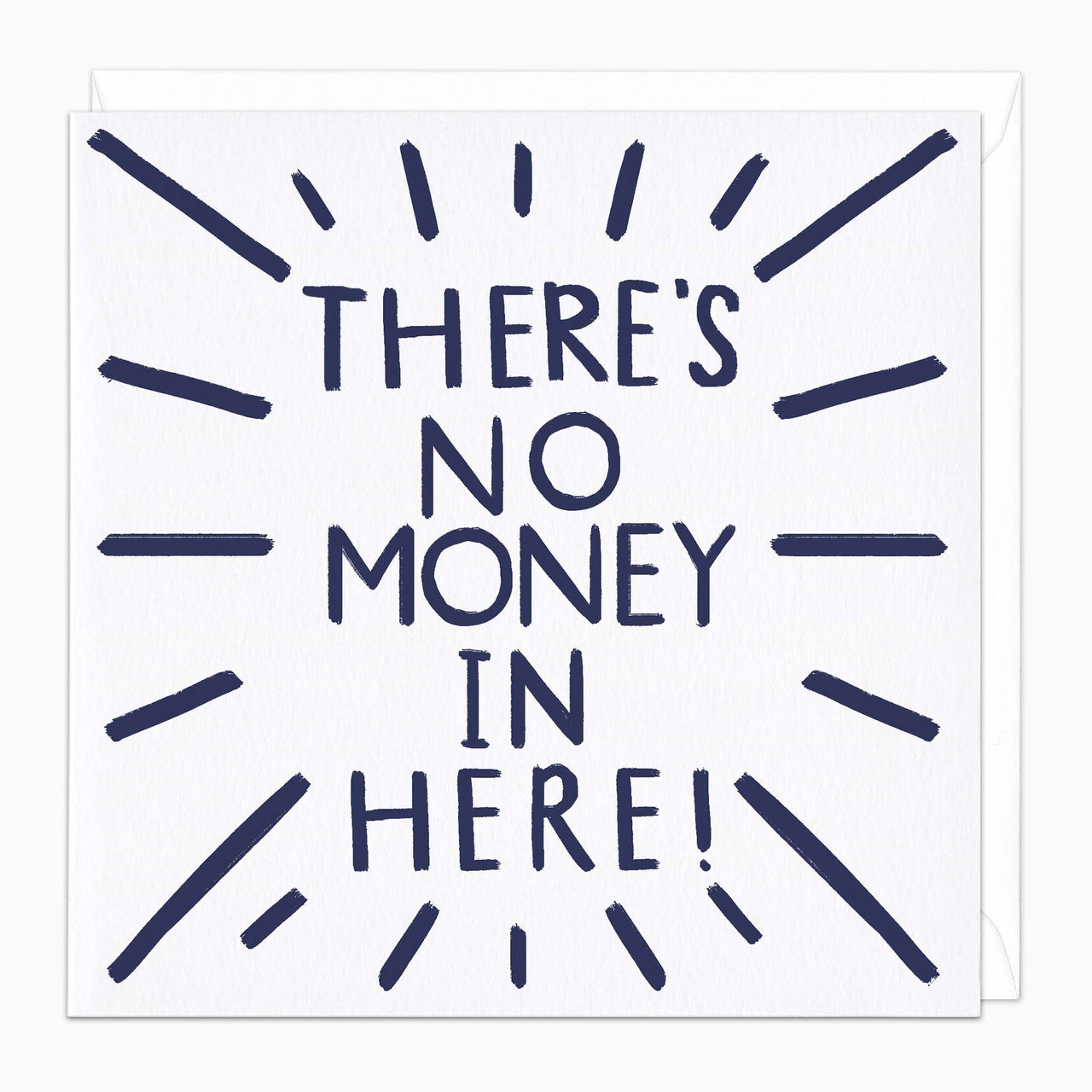 Greeting Card-J110 - There's No Money In Here Birthday Card-Wildfish