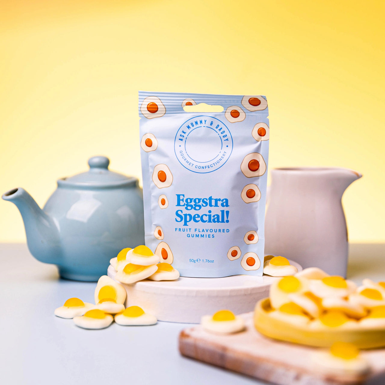 Gummy Sweets-5060736012918 - Eggstra Special! Gummy Pouch-Ask Mummy & Daddy