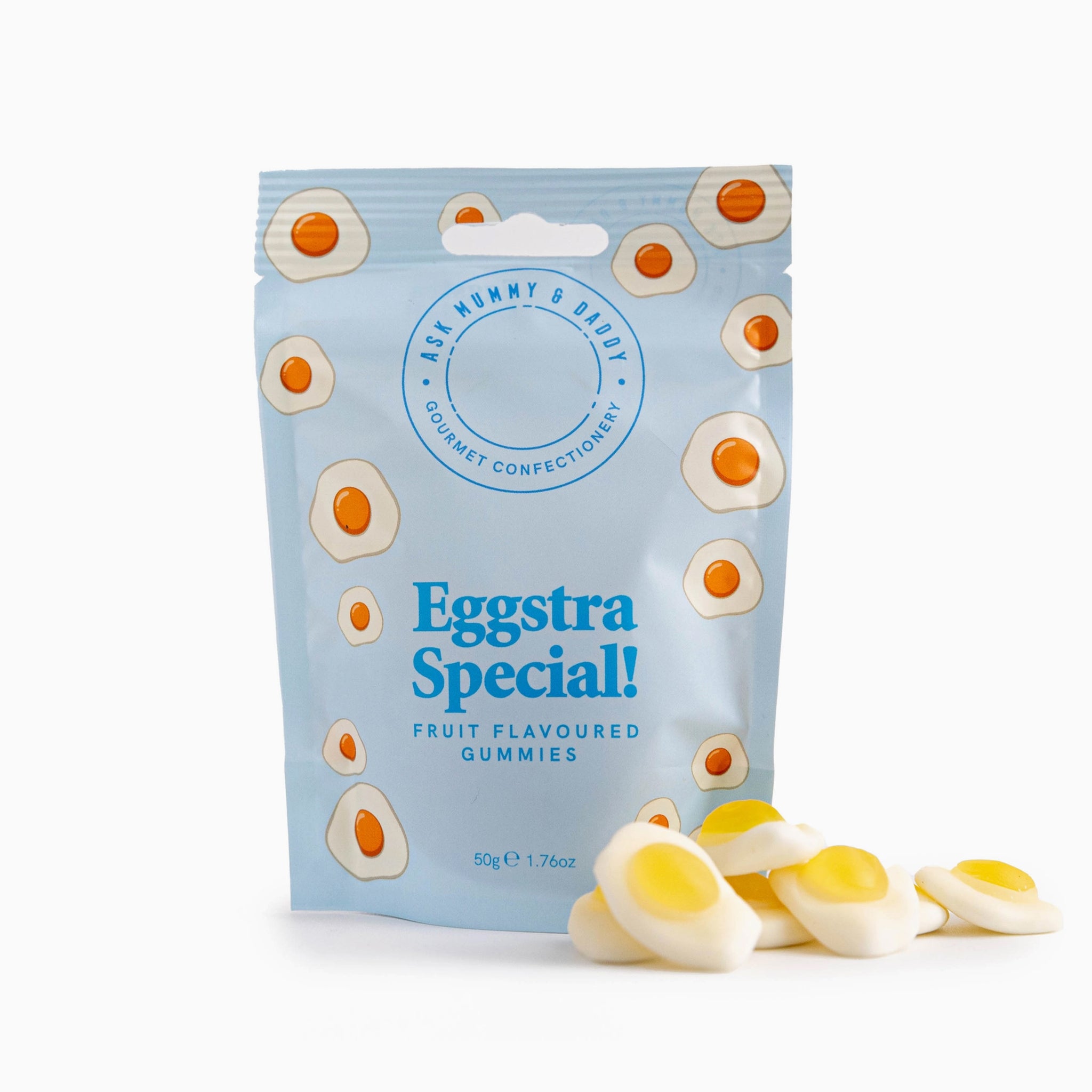 Gummy Sweets-5060736012918 - Eggstra Special! Gummy Pouch-Ask Mummy & Daddy