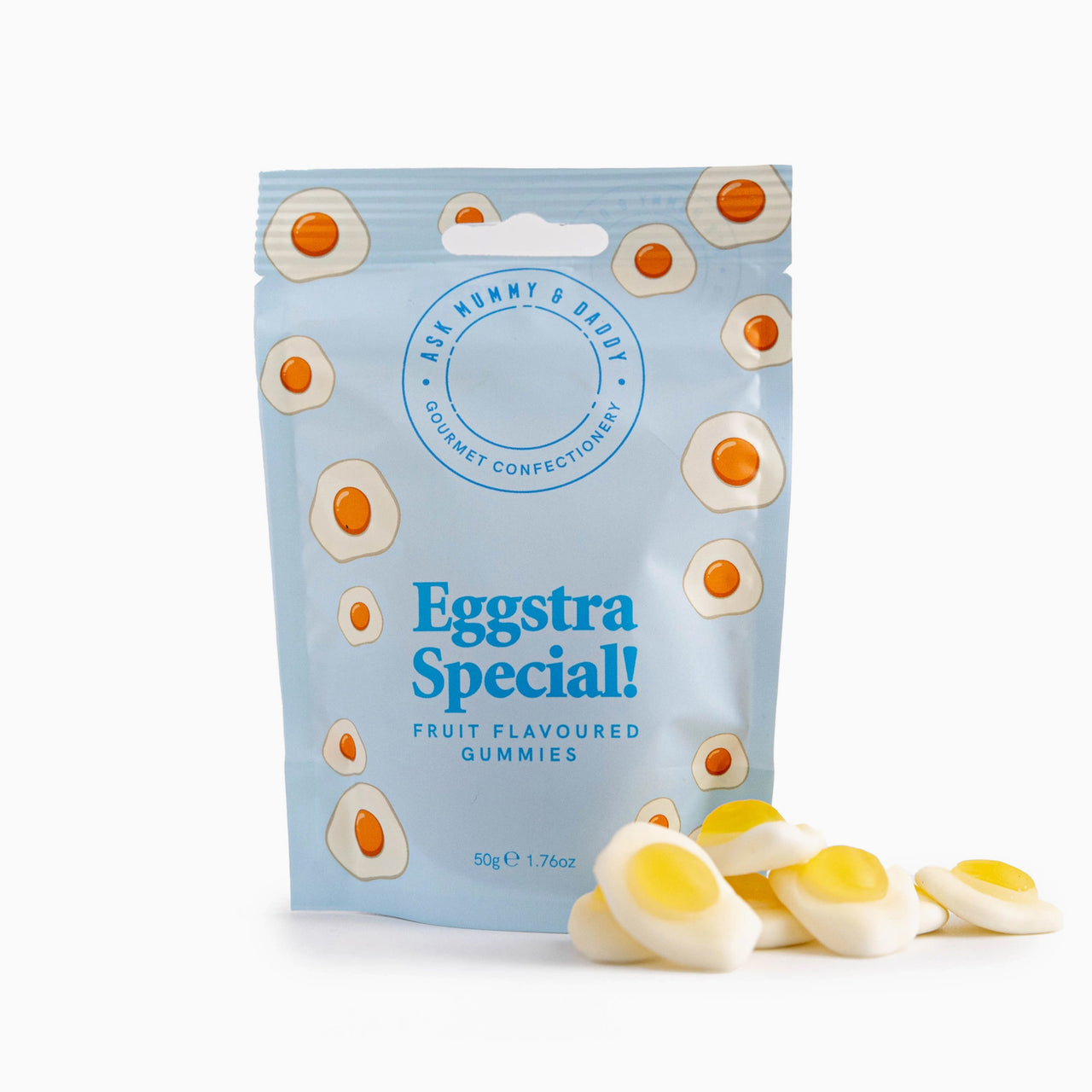 Gummy Sweets-5060736012918 - Eggstra Special! Gummy Pouch-Ask Mummy & Daddy