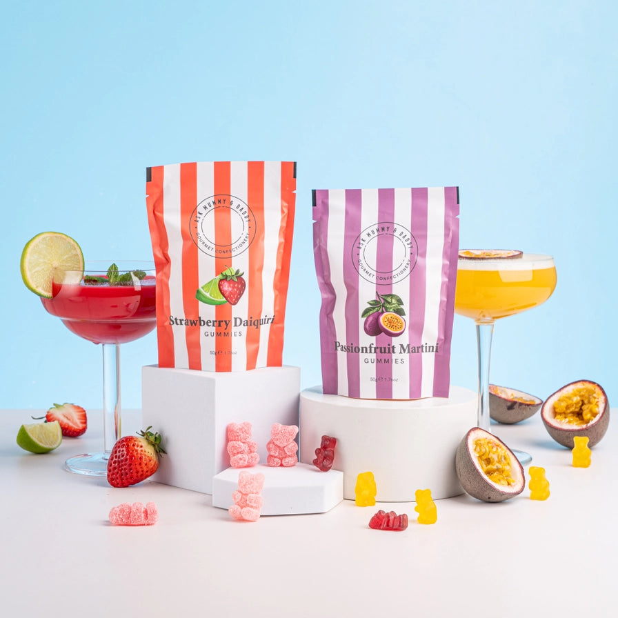 Gummy Sweets-5060736013915 - Passionfruit Martini Gummy Bears-Ask Mummy & Daddy